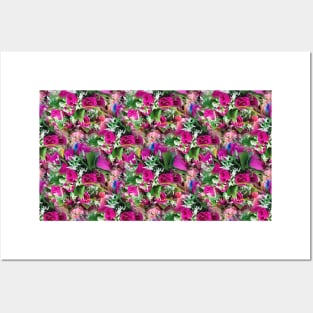 Bouquet of beautiful purple roses Posters and Art